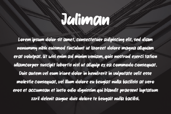 Juliman Font PNG with transparent background - Preview 2