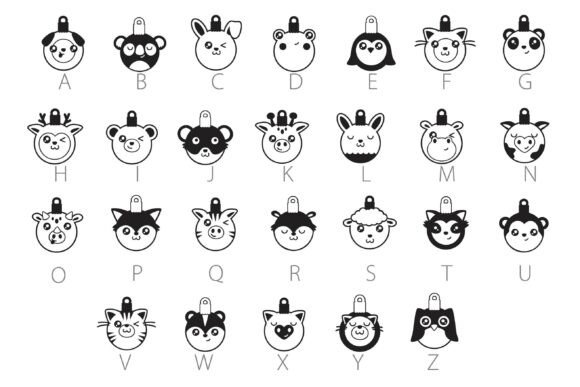 Kawaii Christmas Dingbats Font PNG with transparent background - Preview 2