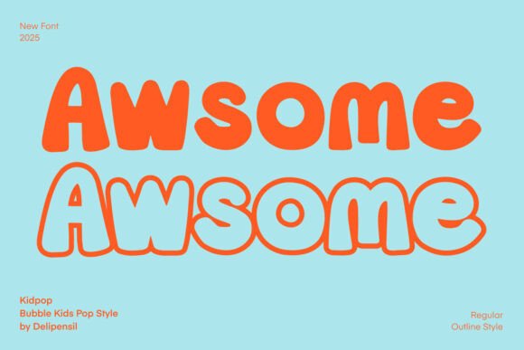 Kidpop Font - Preview 1