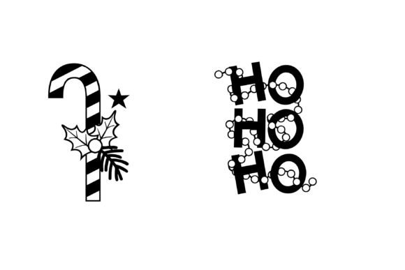Make It Merry Dingbats Font PNG with transparent background - Preview 4
