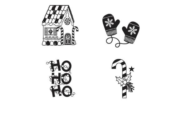 Make It Merry Dingbats Font PNG with transparent background - Preview 5