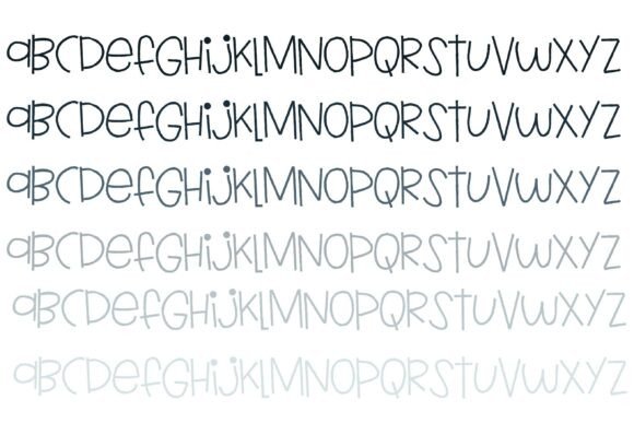 Marshberry Merry Trio Font PNG with transparent background - Preview 6