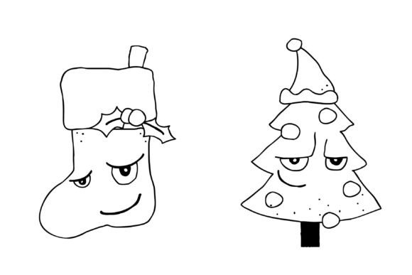 Merry Monster Holiday Dingbats Font PNG with transparent background - Preview 4