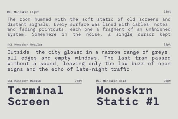 Monoskrn Font PNG with transparent background - Preview 1