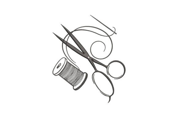 Needle and Thread Scissors