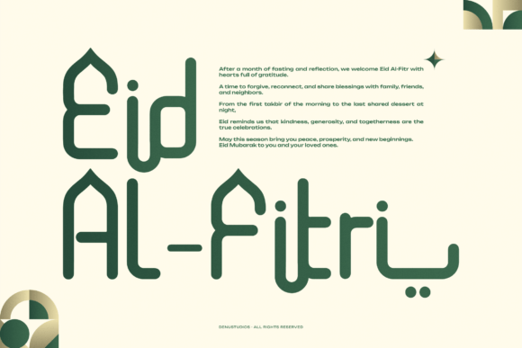 Nouriyah Font PNG with transparent background - Preview 1