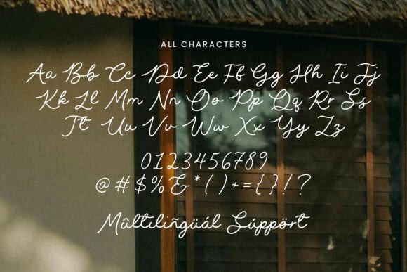 Opaline Nottela Font PNG with transparent background - Preview 5