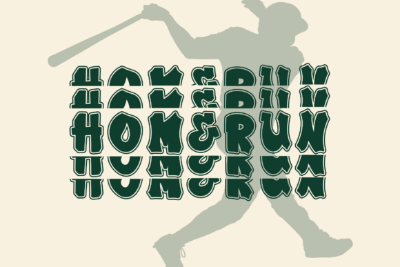 Plump Varsity Stacked Font PNG with transparent background - Preview 2