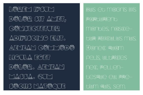 Pog Xmas Duo Font PNG with transparent background - Preview 4