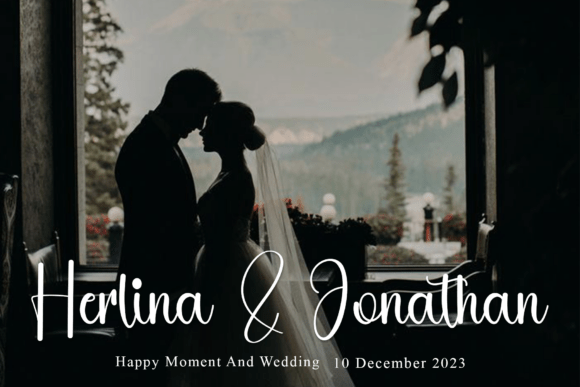Santa Wonderful Font PNG with transparent background - Preview 3