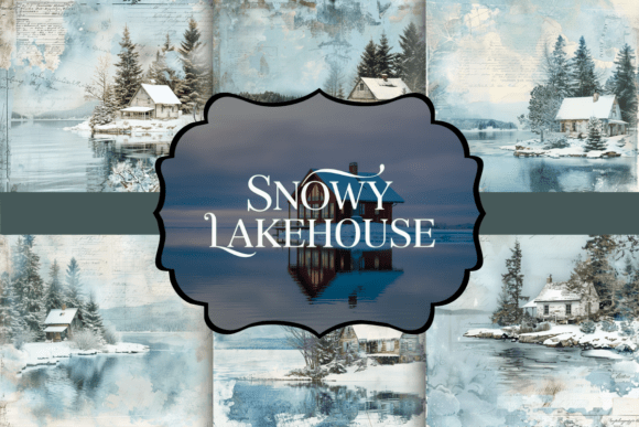 Snowy Lakehouse