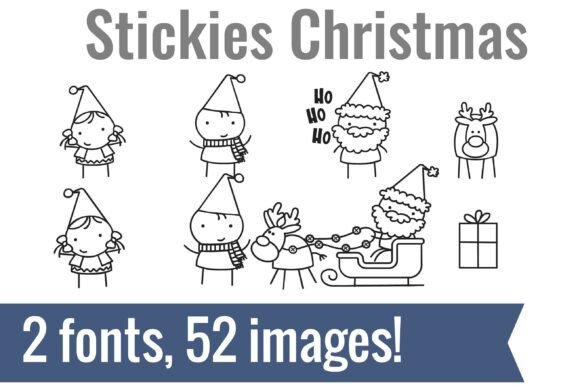 Stickies Christmas Dingbats