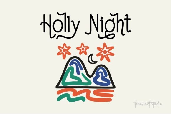 Aurora Night Font - Preview 3