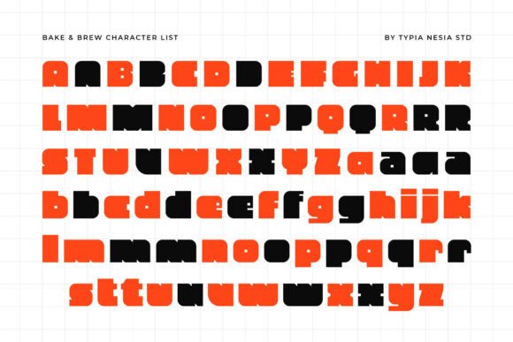 Bake & Brew Font - Preview 1