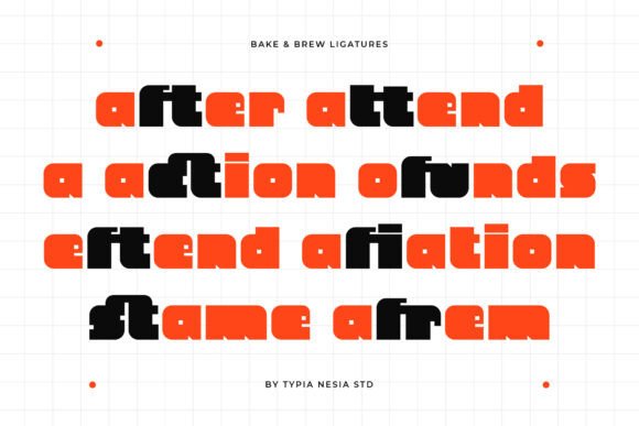 Bake & Brew Font - Preview 5