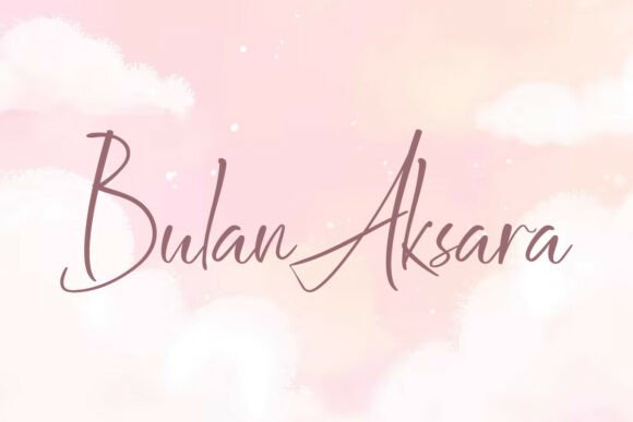 Bulan Aksara Font - Preview 1