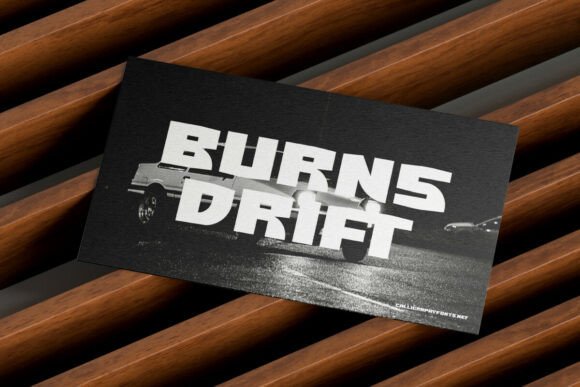 Burns Drift Font - Preview 2