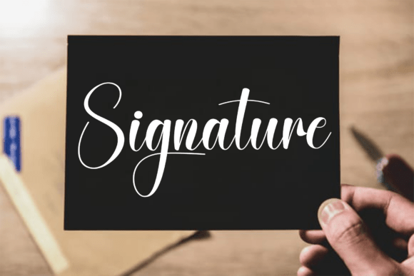 Calligraphy Font - Preview 5