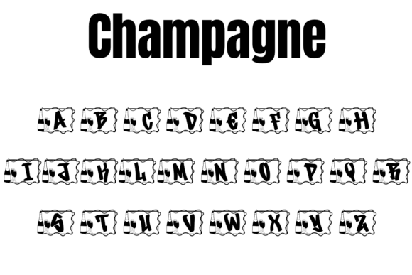 Champagne Font - Preview 1