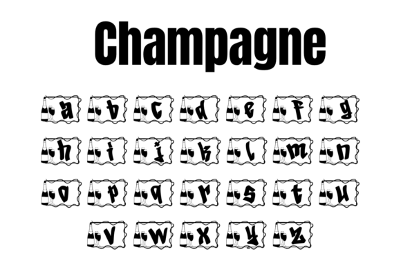 Champagne Font - Preview 2