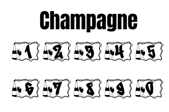 Champagne Font - Preview 3