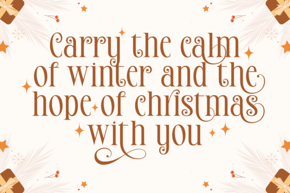 Christmas Radiance Font - Preview 3