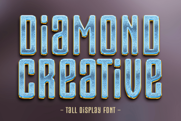 Diamond Creative Display-Schriftarten Schriftart Von Arnika Studio