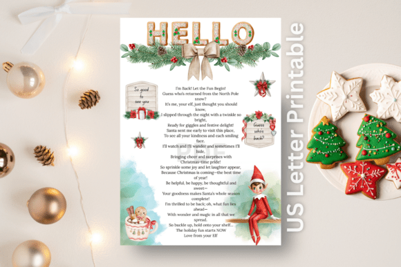 Elf on the Shelf Arrival Letter