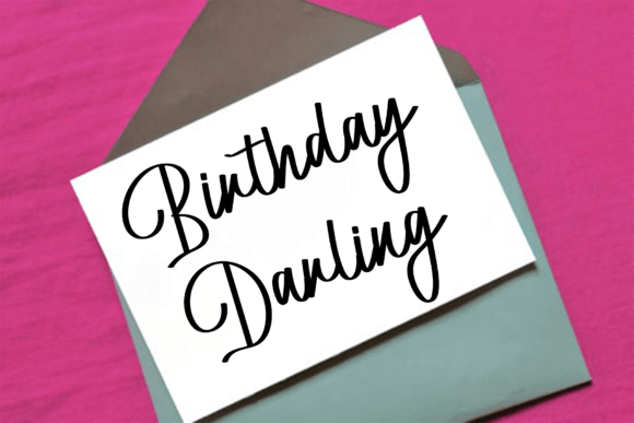 Envelope Font - Preview 3