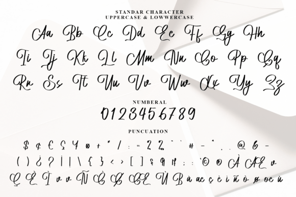 Envelope Font - Preview 6