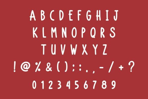 Festive Christmas Font - Preview 4