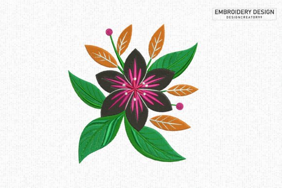Flower Embroidery Design