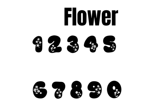 Flower Font - Preview 3