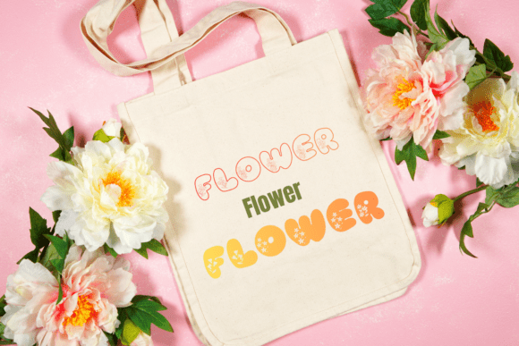 Flower Font - Preview 5