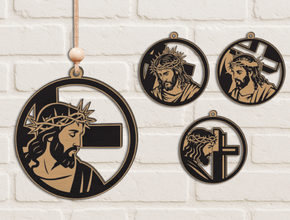 Jesus Crown of Thorns Christmas Ornament