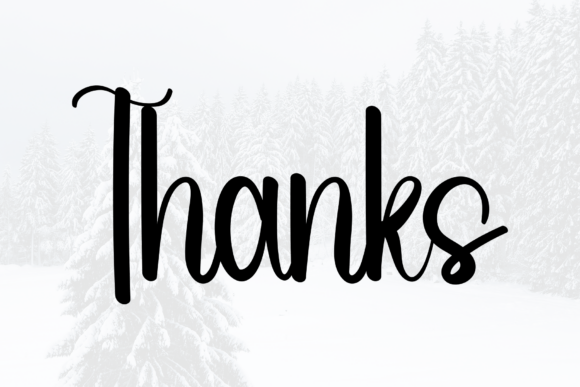 Newyear January Font PNG with transparent background - Preview 4