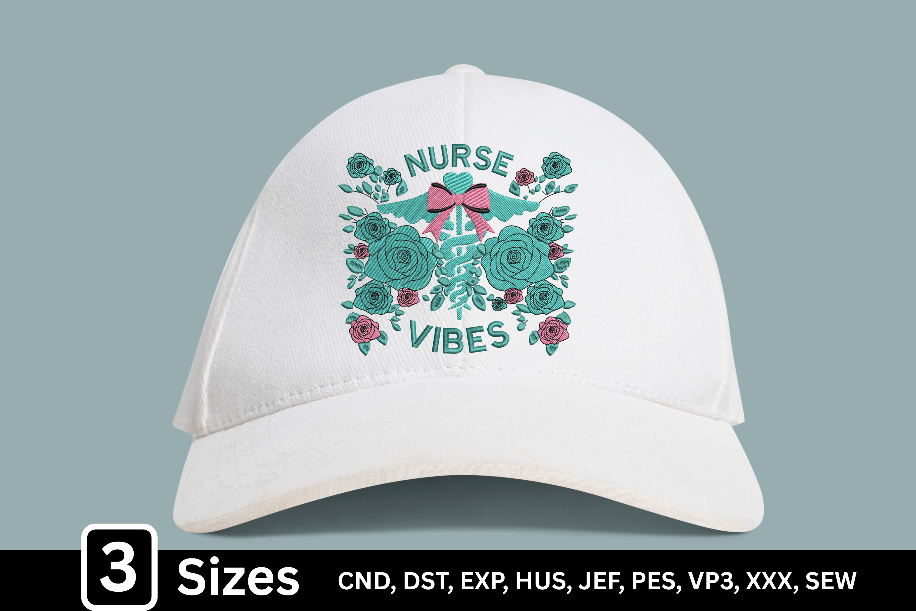 Nurse Vibes, Floral Nurse