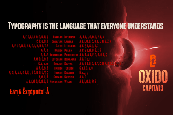 Oxido Font PNG with transparent background - Preview 5