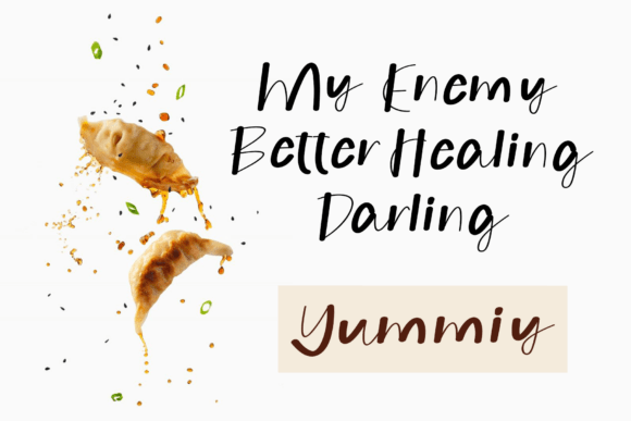 Ramen Dumpling Font PNG with transparent background - Preview 2