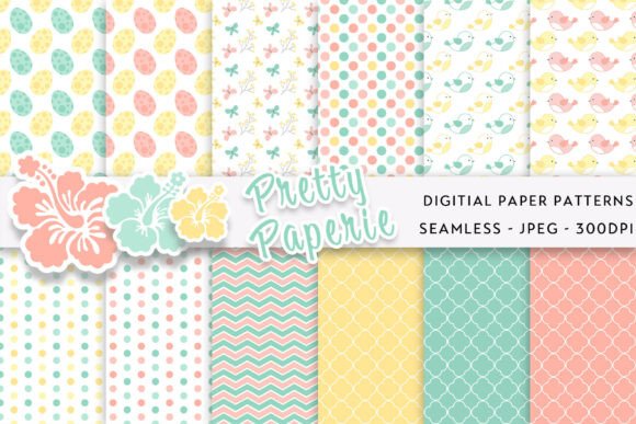 Pink Teddy Bear Baby Girl Digital Paper Graphic by Nam Tiwa · Creative ...