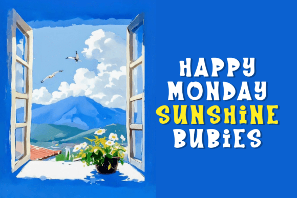 Birthdays Midnight Font - Preview 1