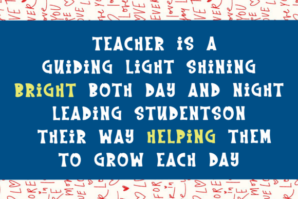 Birthdays Midnight Font - Preview 3