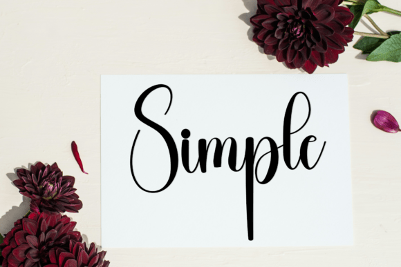 Embroidery Classic Font PNG with transparent background - Preview 2