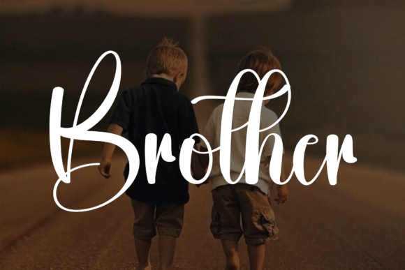 Embroidery Classic Font PNG with transparent background - Preview 3