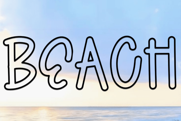 Fishing Font - Preview 2