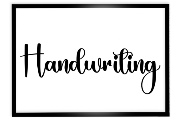 History Calligraphy Font PNG with transparent background - Preview 3