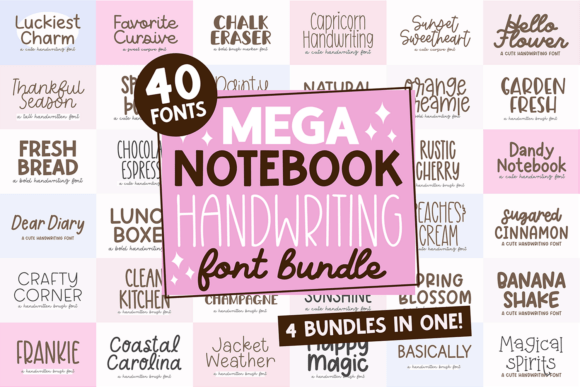 Mega Notebook Handwriting Bundle