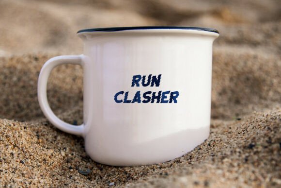 Run Clasher Font PNG with transparent background - Preview 2