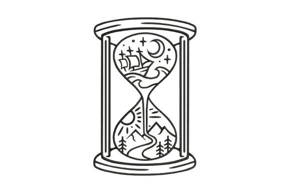 Sun and Moon Hourglass