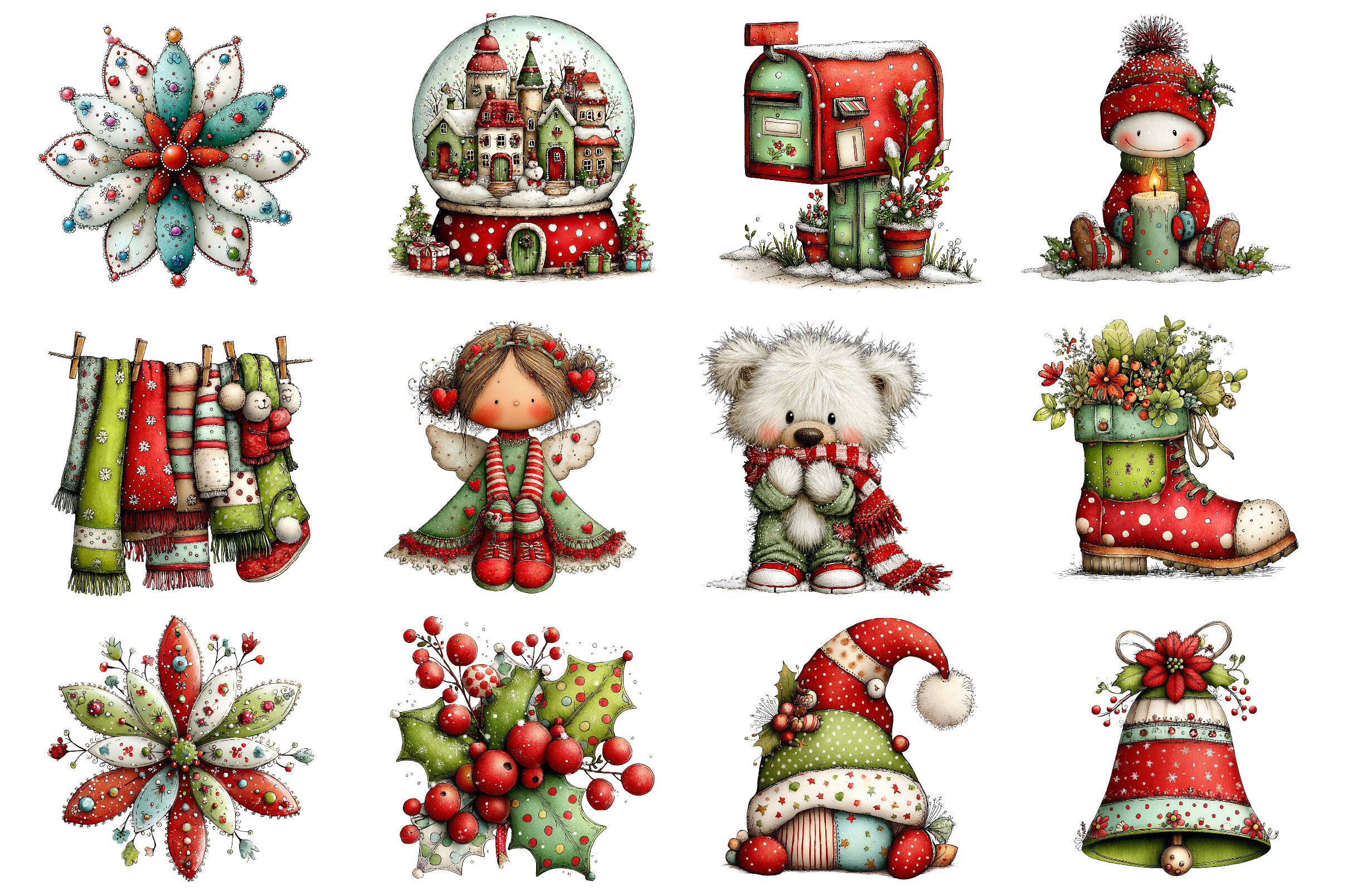 Whimsical Christmas Clipart - photo 2